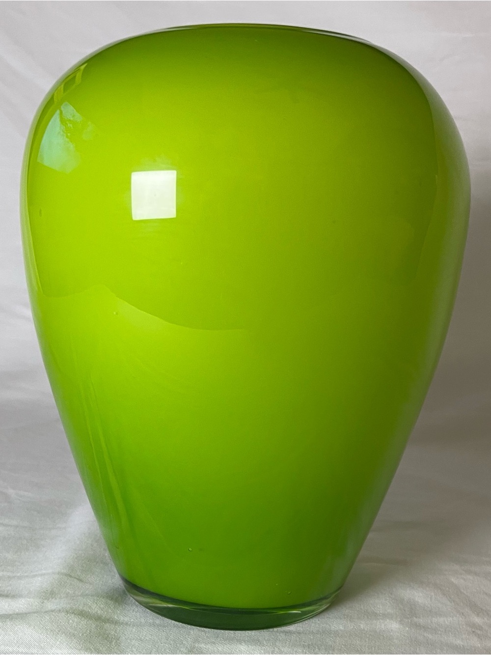 Green Glass Accent Vase - Home Accents